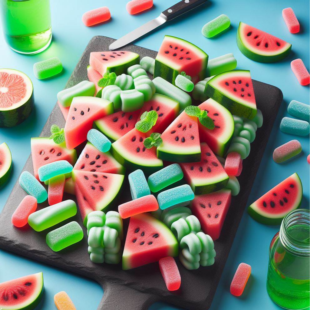 Kẹo dẻo Fini Watermelon Slices 90g vị Dưa Hấu