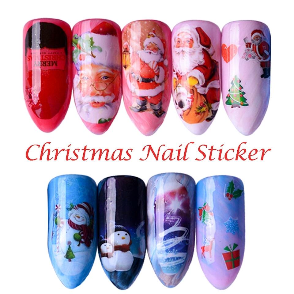 [HCM]Set 5 tấm sticker dán nước Noel