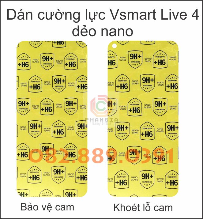 Dán cường lực dẻo nano Vsmart Live 4 siêu dẻo siêu bền