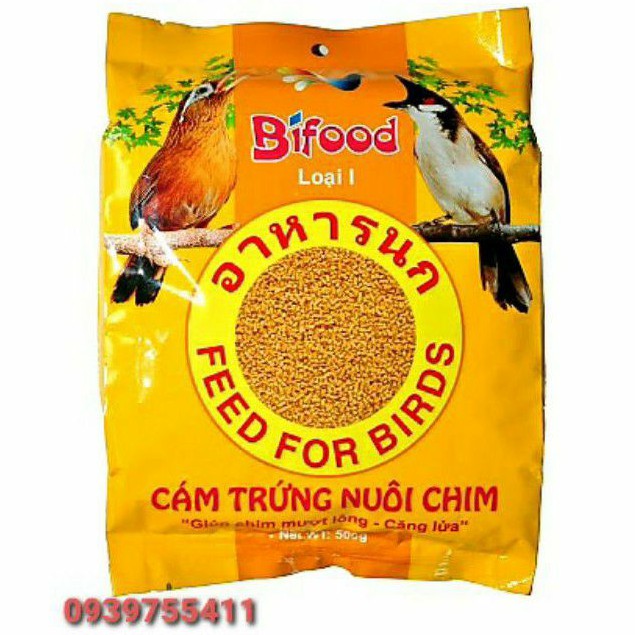 Cám trứng bifood vàng cho chim sáo cám trứng cho chim chích chèo cám trứng cho chào mào cám trứng cho chim sâu