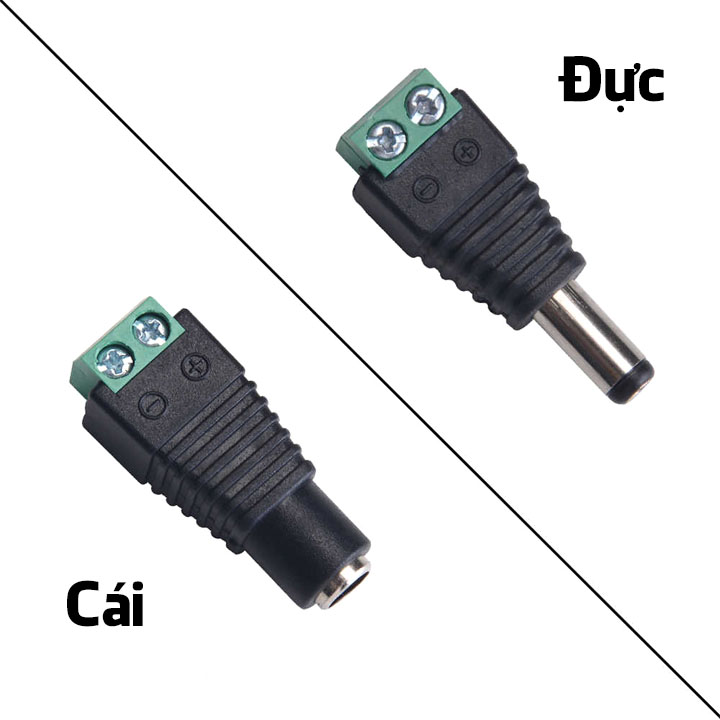 Jack Nối Nguồn DC5.5x2.1mm Loại Đực
