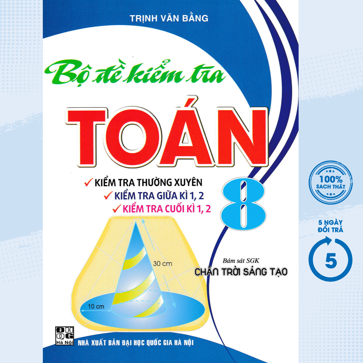 Sách - bộ đề kiểm tra toán 8 - ha - newshop