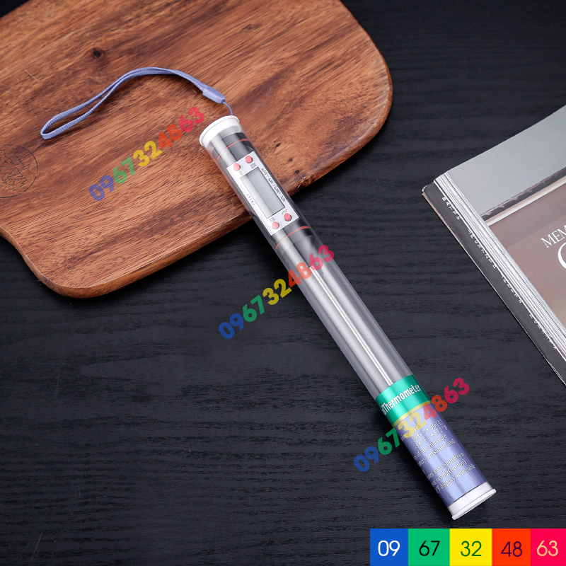 Nhiệt kế điện tử đo nước pha sữa thức ăn đa năng