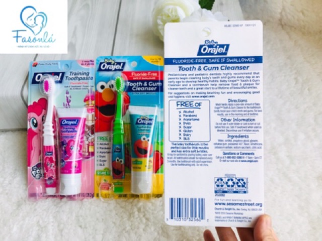 [HCM]Set Bàn Chải & Kem Đánh Răng Orajel