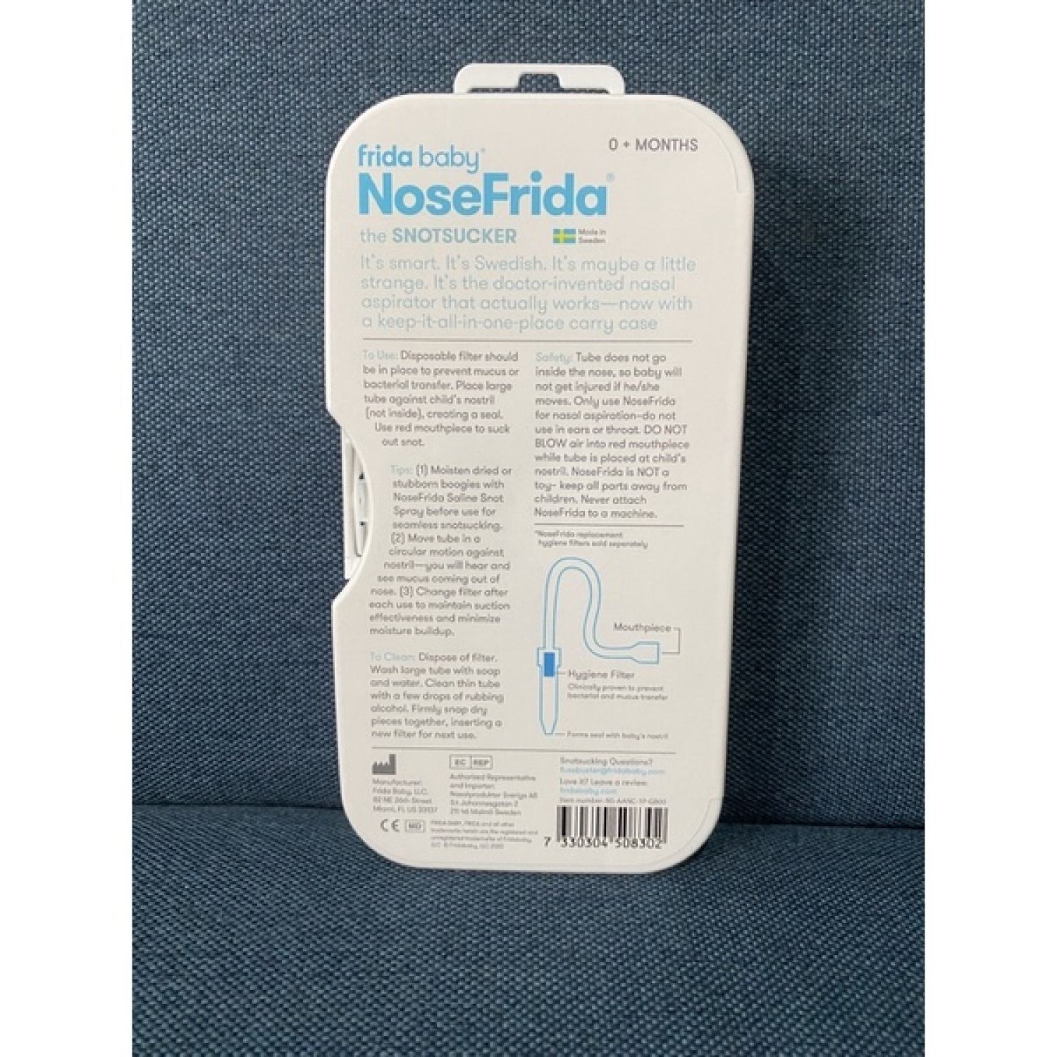 Dụng cụ hút mũi Nosefrida Thuỵ Điển (NOSE FRIDA - FRIDABABY) cho bé