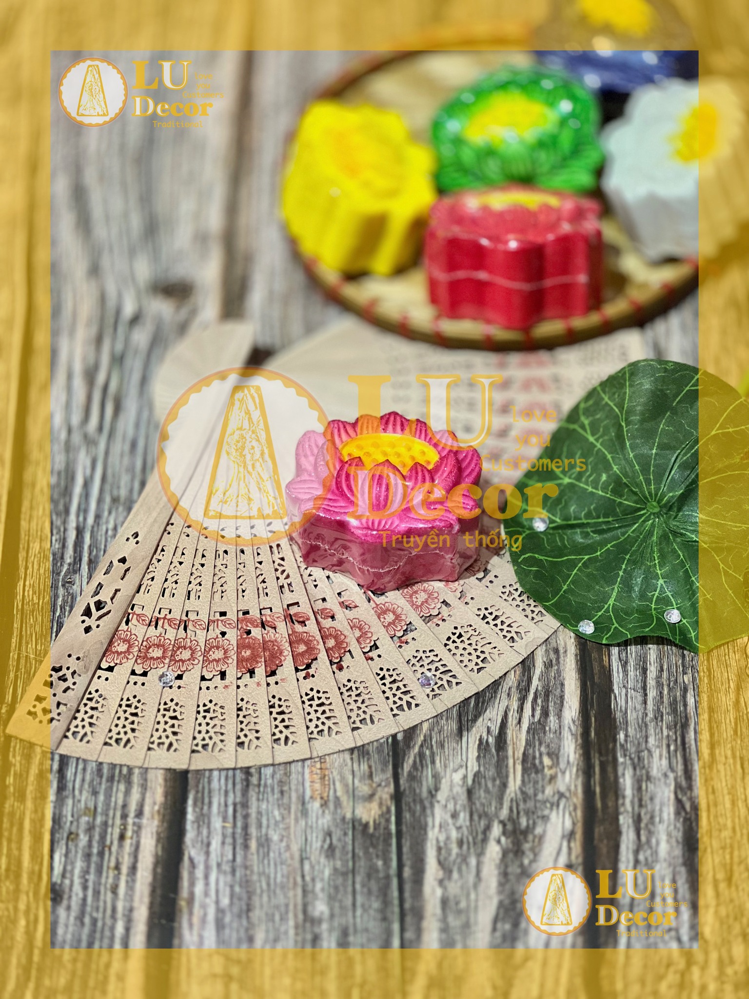 Oản rustic, oản coarse flower lotus Lu