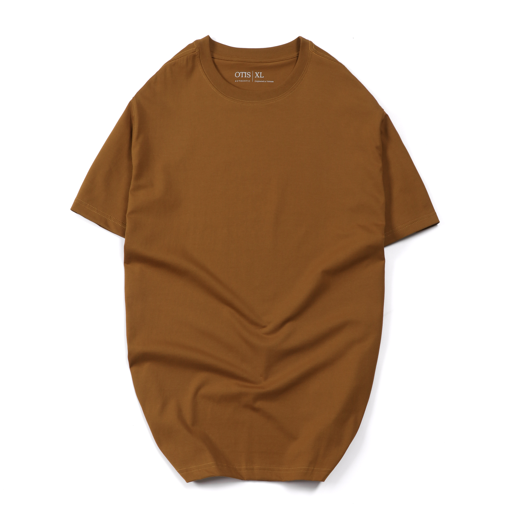 Áo thun nam cổ tròn BASIC vải Cotton 4 chiều, co giãn, dày dặn, form regular fit - OTIS