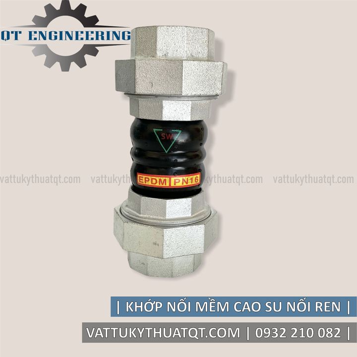 Khớp Nối Mềm Cao Su Nối Ren (SAMWOO KOREA) - VATTUKYTHUATQT.COM