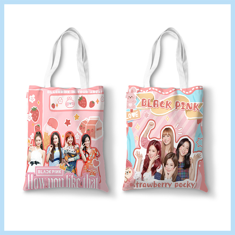 [Có sẵn] Túi vải in hình BLACKPINK