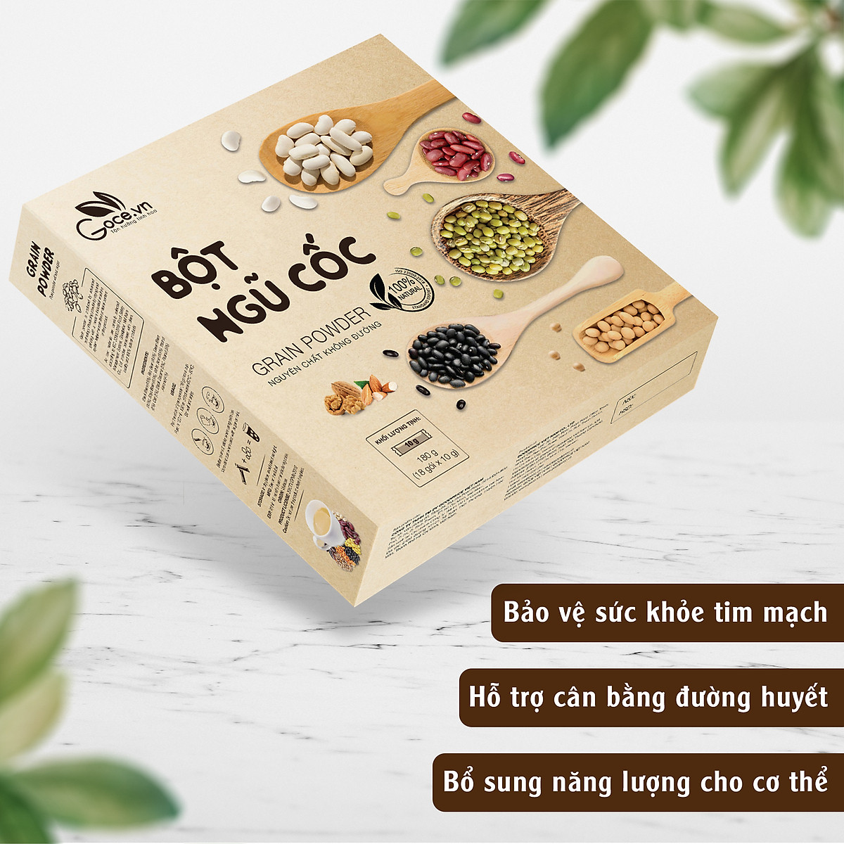 [Chính Hãng] - Bột ngũ cốc dinh dưỡng Goce 180g (18 gói x10g)