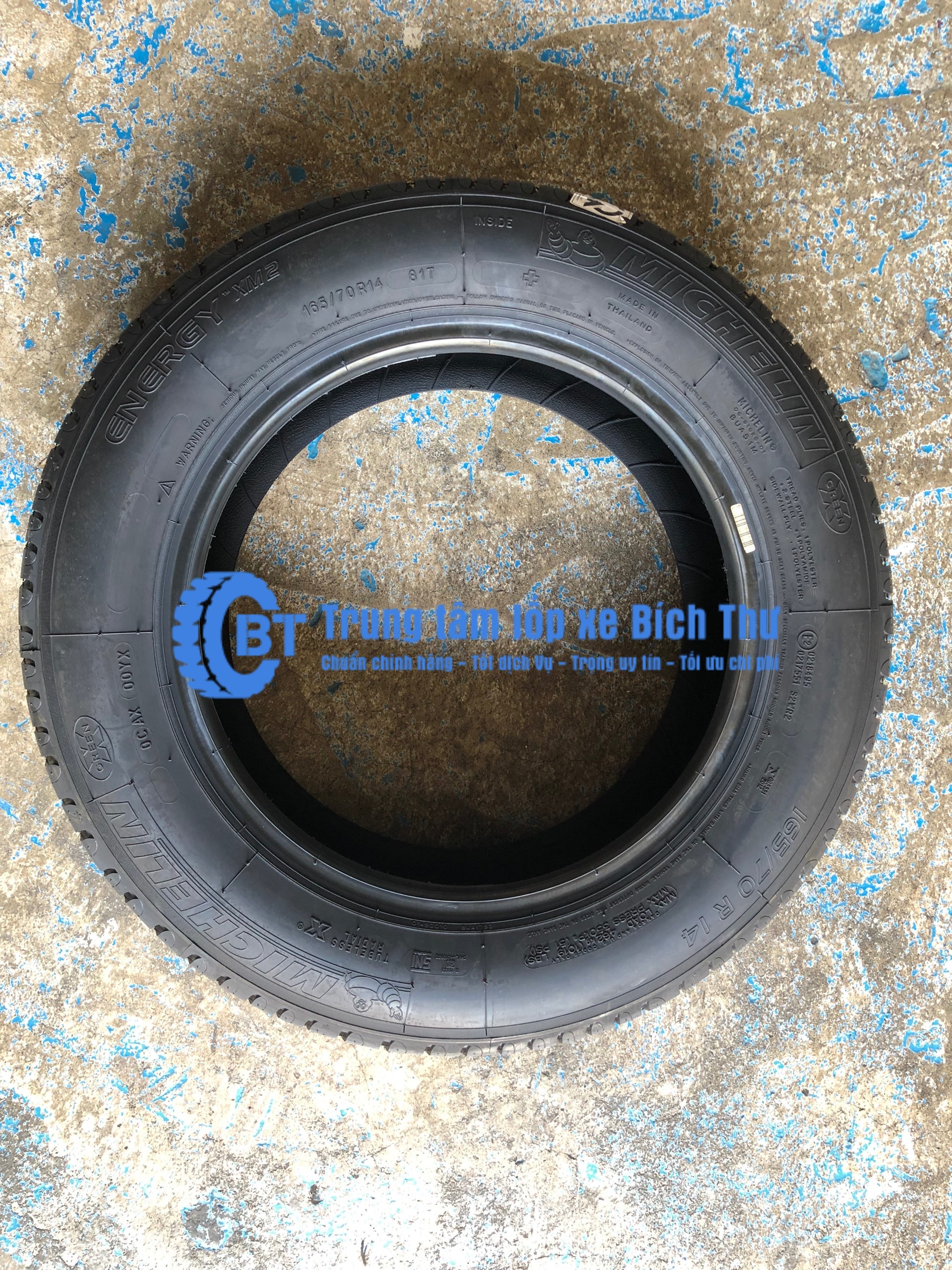 Lốp Michelin 165/70r14 xm2