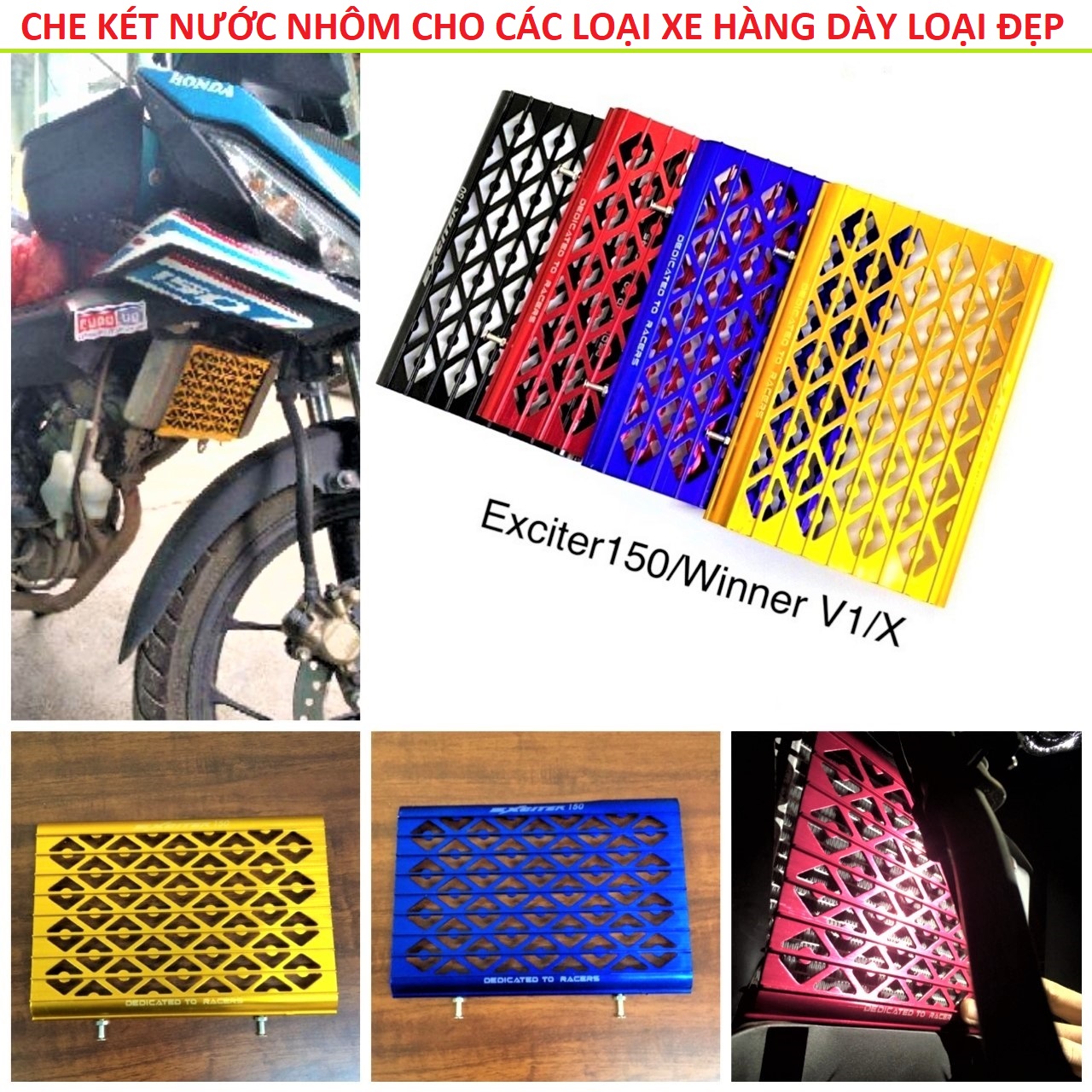 ỐP CHE KÉT NƯỚC WINNER LOẠI DÀY ĐẸP CHỐNG HAN RỈ , CHE KÉT NƯỚC WINNER LẮP NHƯ ZIN , ÓP KÉT NƯỚC LOẠI TỐT , ĐỒ CHƠI XE MÁY , PHỤ KIỆN XE MÁY