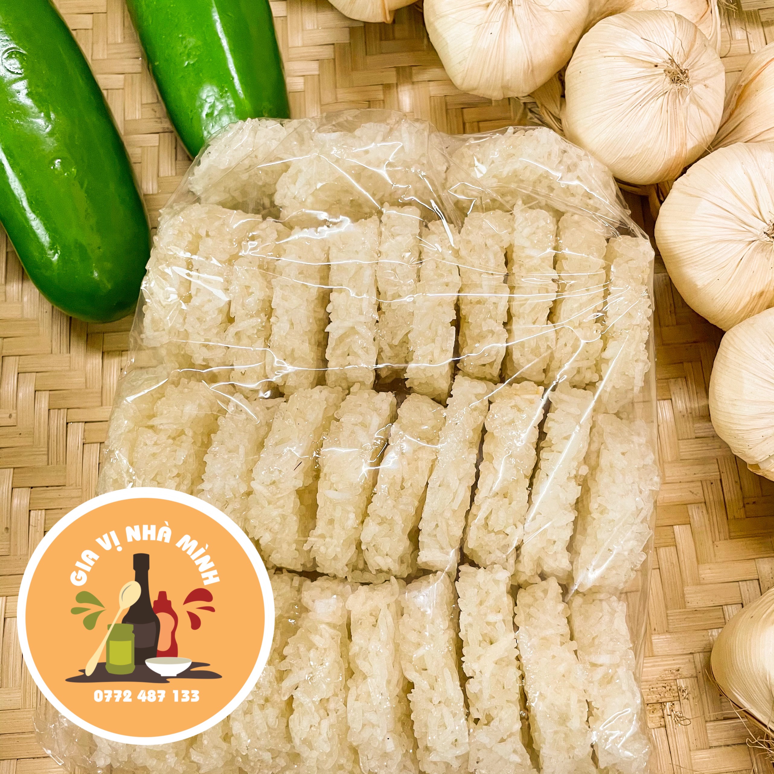 CƠM CHÁY TRÒN CHƯA CHIÊN GÓI 500GR -1KG (CƠM CHÁY CHÀ BÔNG)