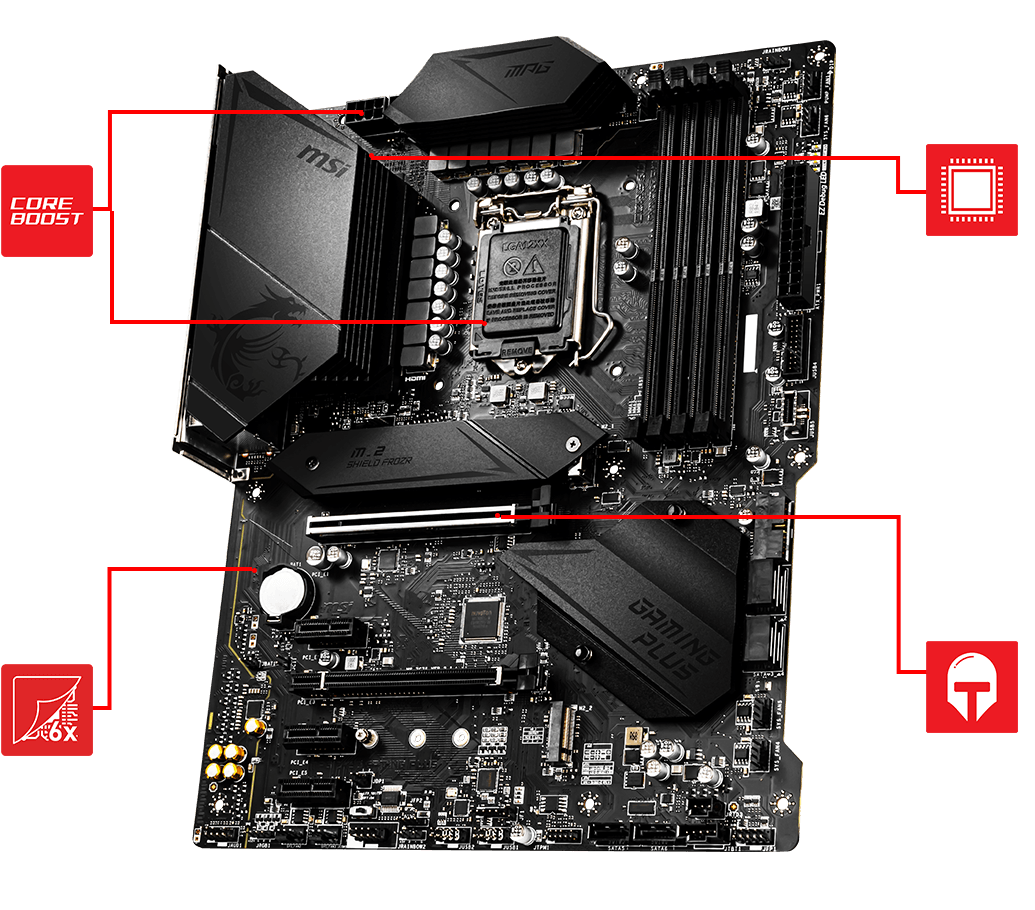 Mainboard MSI MPG Z490 GAMING PLUS