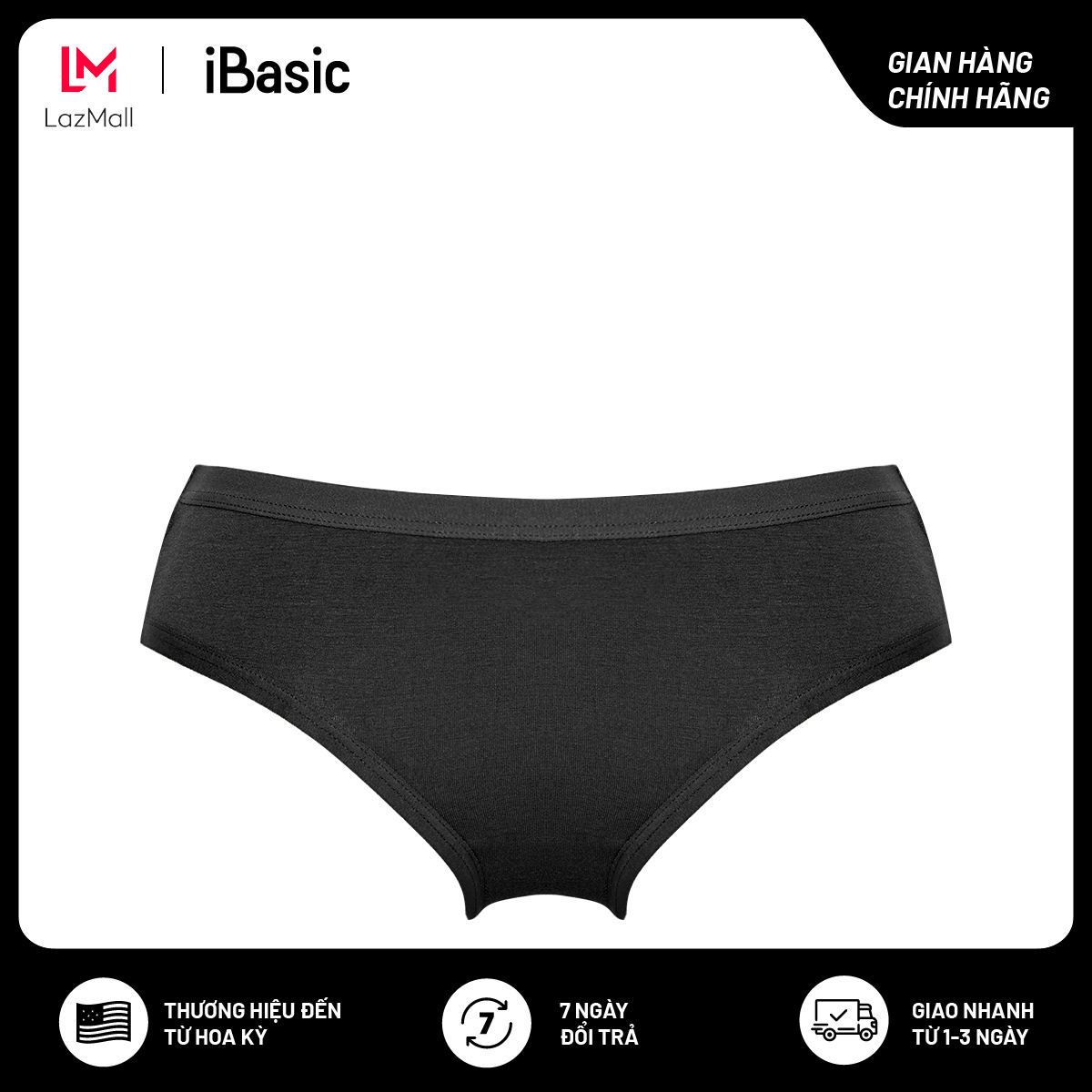 Combo 3 Quần lót nữ iBasic bamboo bikini iBasic PANW002