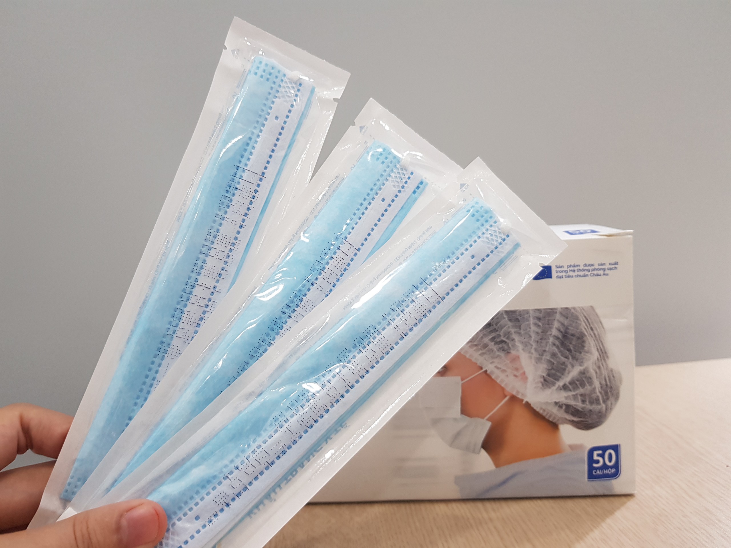 Khẩu Trang y Tế Danameco Tiệt Trùng Cái(1 cái/gói-50 cái/ hộp)