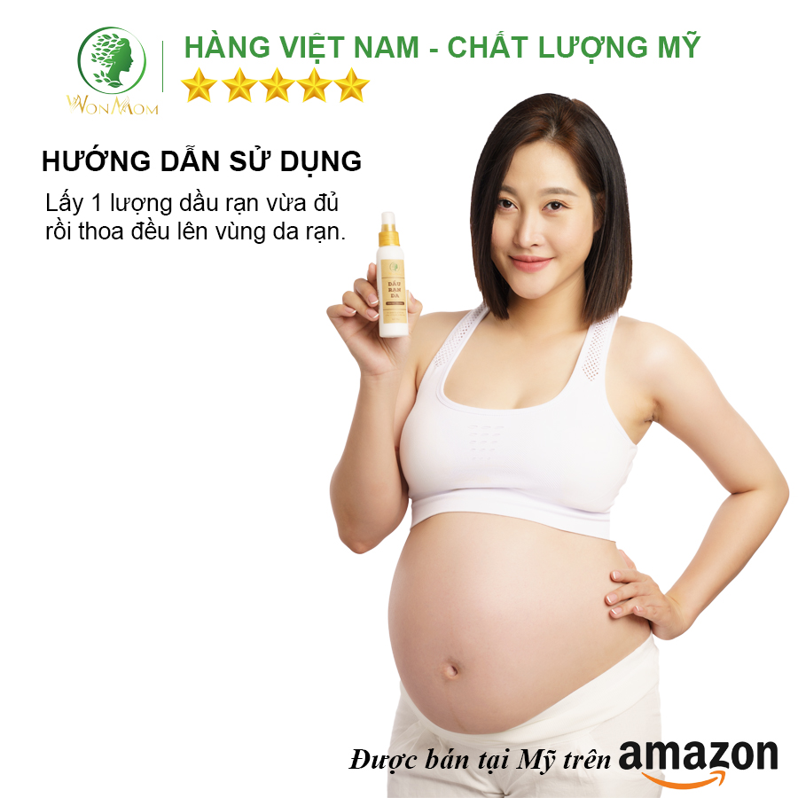 [ Giảm 35K - Đơn 339K ] Dầu Tinh Chất Chống Rạn Da Wonmom 70g