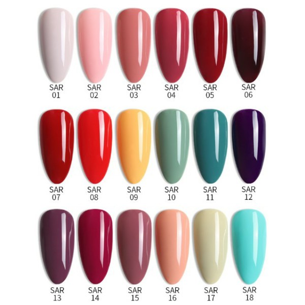 Sơn gel as mã sar 15ml - chai đỏ