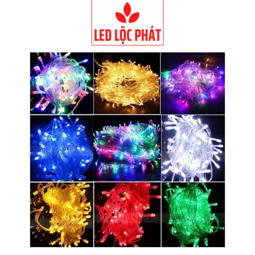 Dây chớp led nhấp nháy trang trí noel, dây chớp led các màu