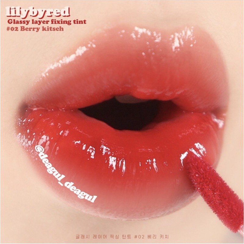 SON TINT BÓNG LILYBYRED GLASSY LAYER FIXING TINT 08 10 16