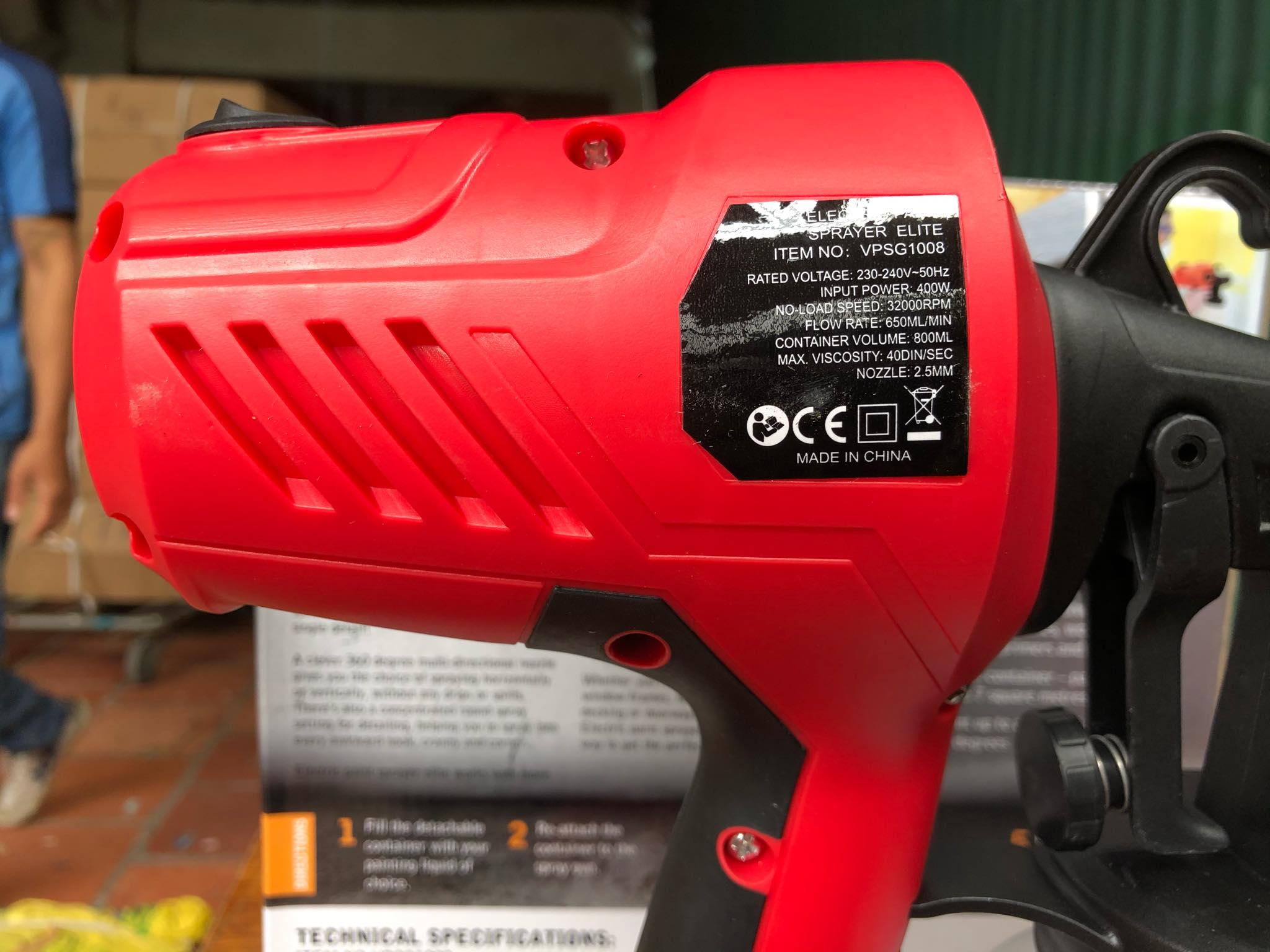 Máy phun sơn điện cầm tay 400W