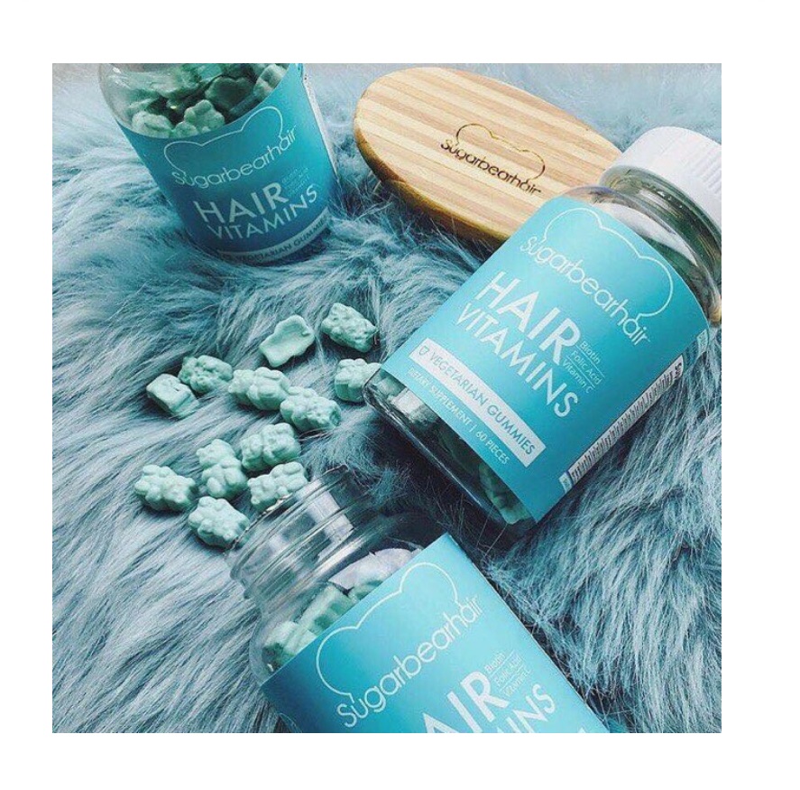 Kẹo Gấu mọc tóc Sugar Bear Hair 60 viên