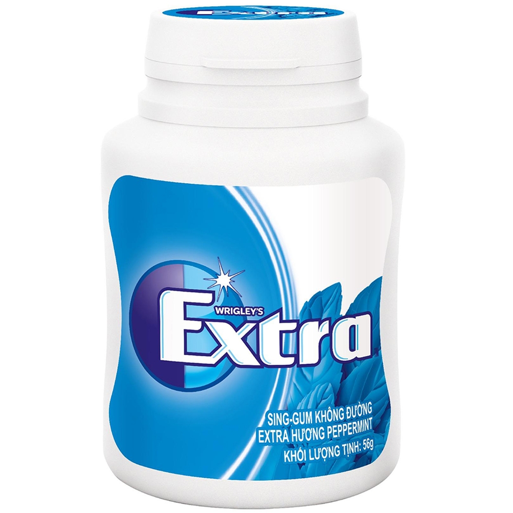 [HCM]KẸO SINGUM EXTRA KHÔNG ĐƯỜNG 56g (Có 3 mùi)