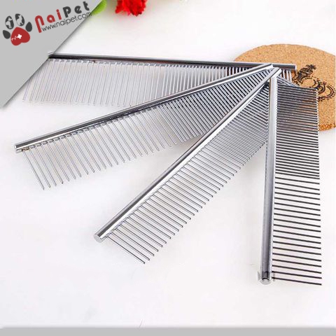 Lược inox chải lông cắt tỉa chó mèo lcl007
