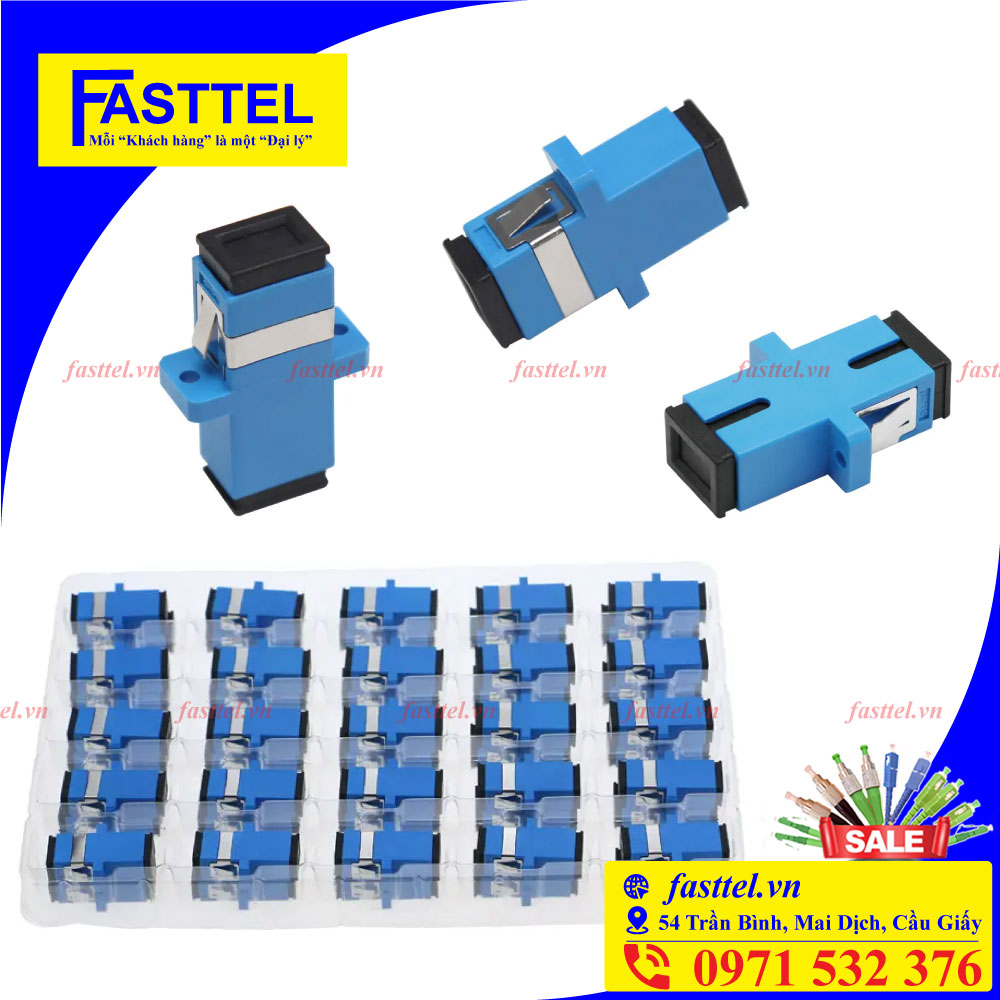 10 cái đầu nối quang Adapter SC/UPC