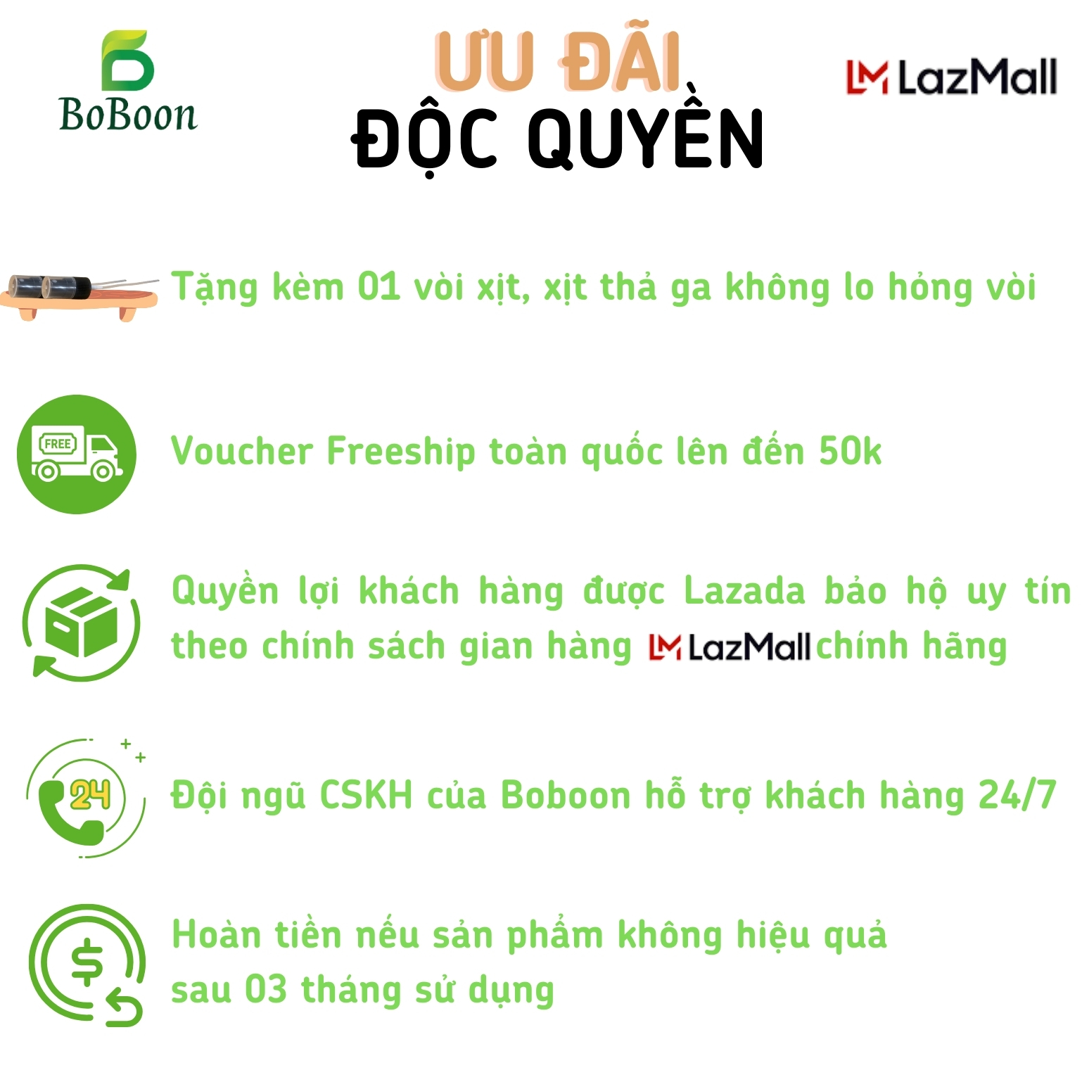 Xịt Dưỡng Tóc Boboon 100ml