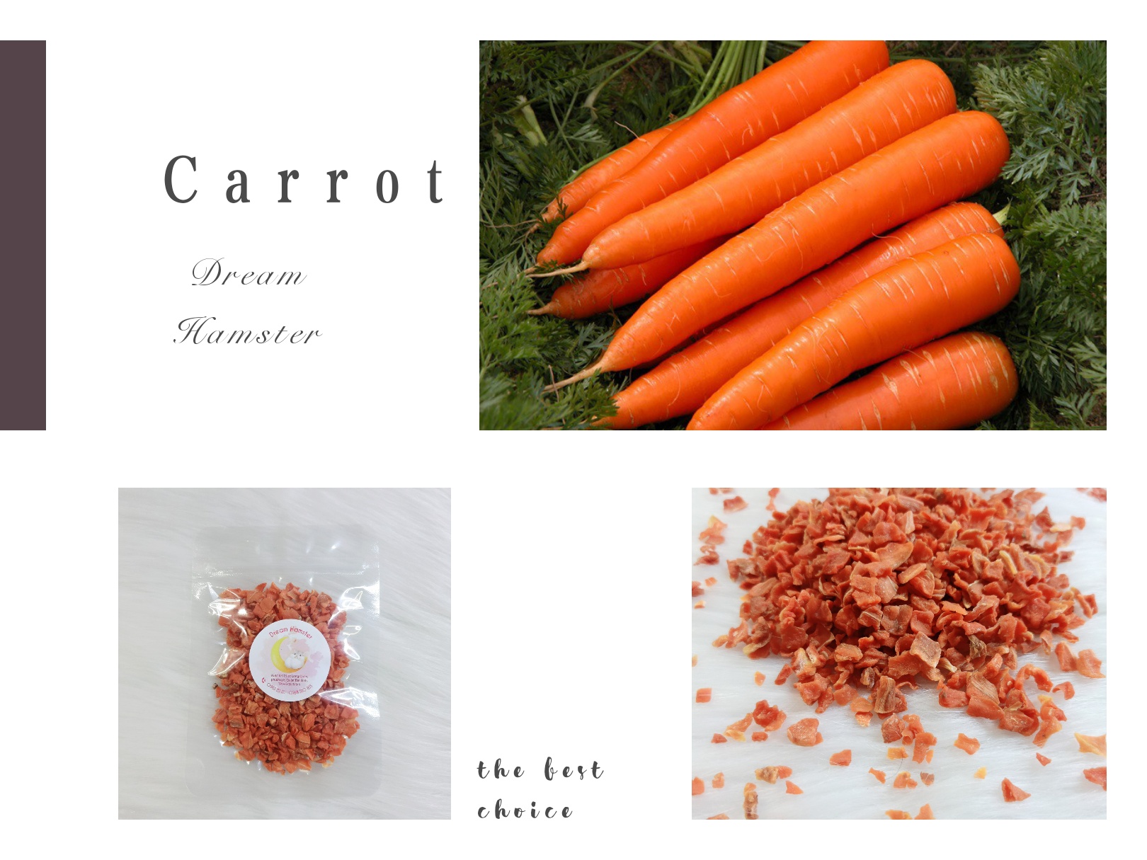 Cà Rốt Sấy Cho Hamster (40gr)