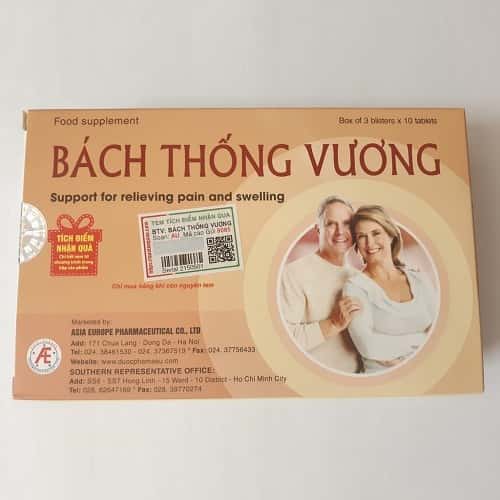 Bách Thống Vương ( Hộp 3 vỉ * 10 viên)