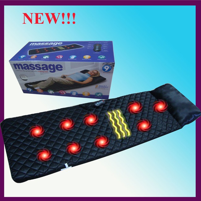 Nệm massage toàn thân thư giãn mọi lúc mọi nơi ( KỀM GỐI KÊ ĐẦU )