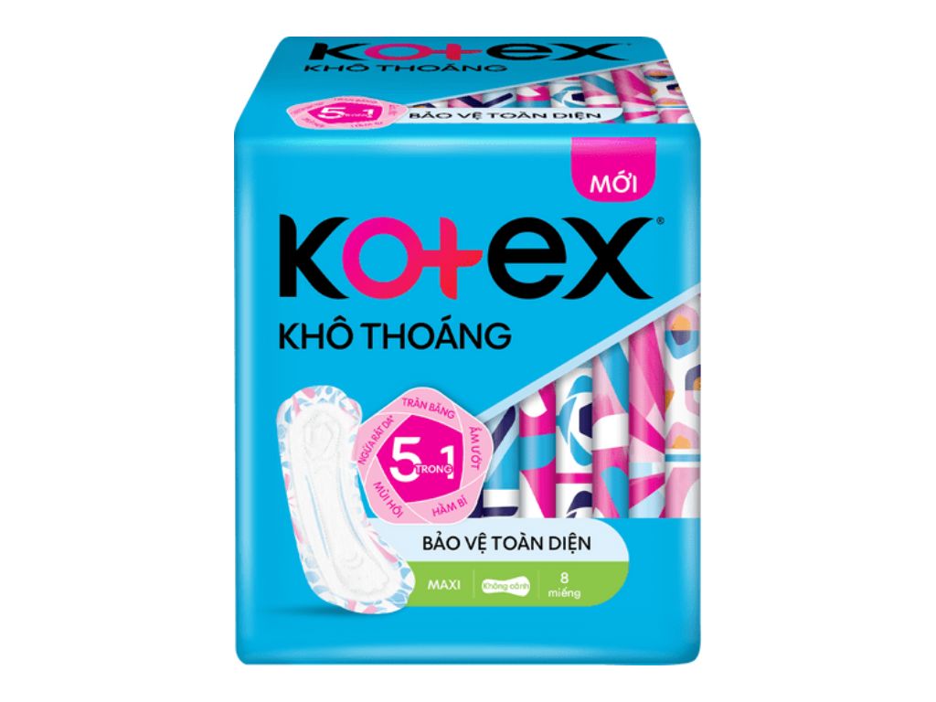 Băng vệ sinh Kotex siêu mỏng có cánh 8 miếng