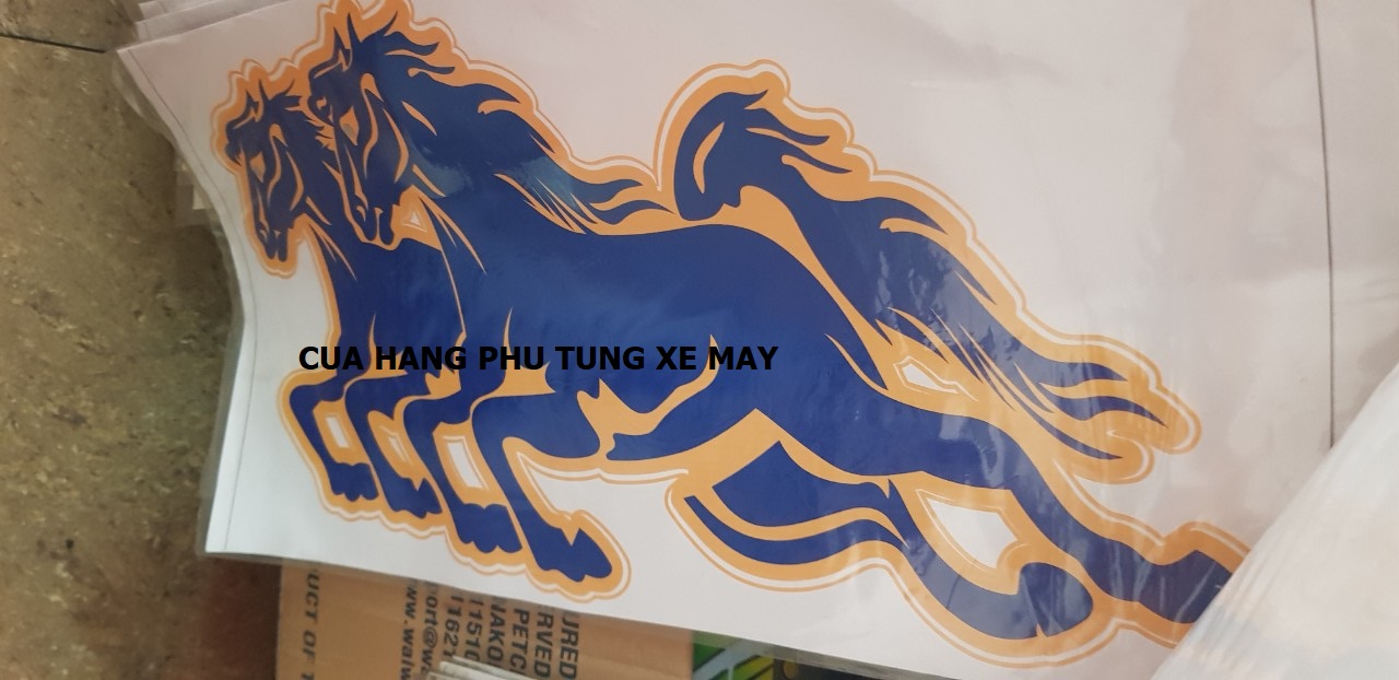 Tem song mã gắn các loại xe