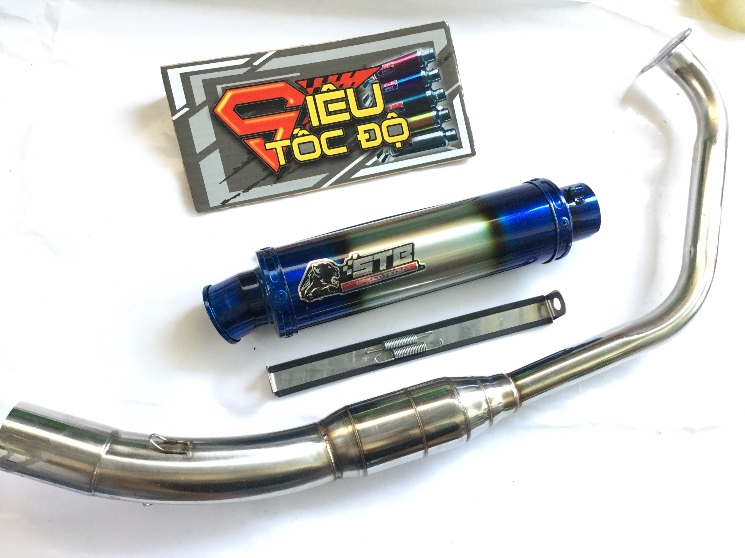 Pô STB titan full cổ bầu hơi inox độ bô Exciter, Winner, Raider, Sonic, tfx, FZ, CBR, MT15, R15, Sản Phẩm Chất Lượng, Gian Hàng Uy Tín, Giá Cả Cực Tốt, Mua Ngay.