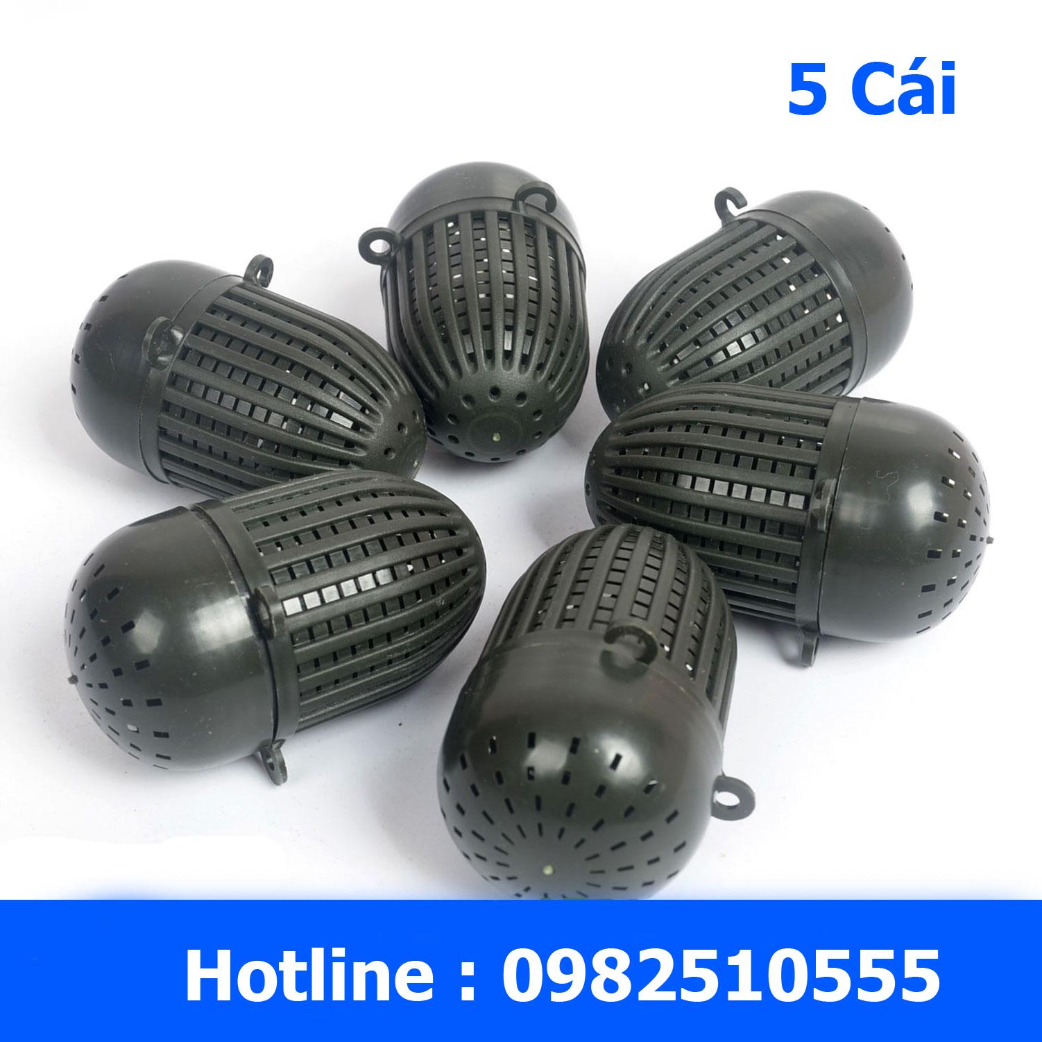 5 Hộp đựng Mồi - ống trúm lươn và Lồng bát quái