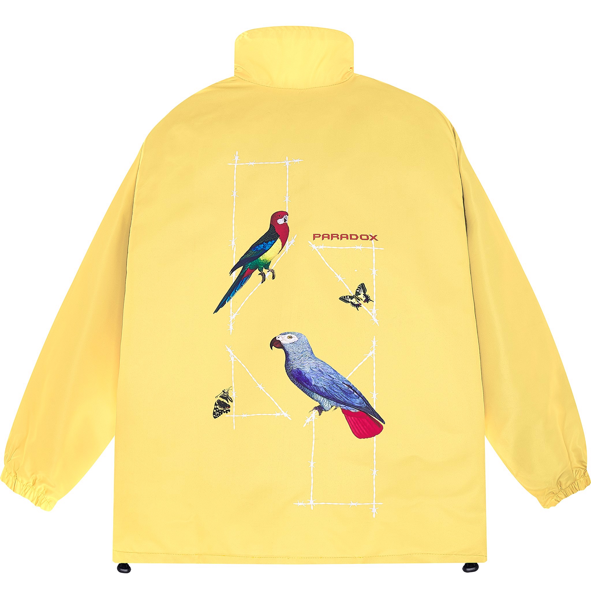 PARADOX Áo khoác dù dây kéo  PARROT LOGO ZIP OVERPRINTED JACKET