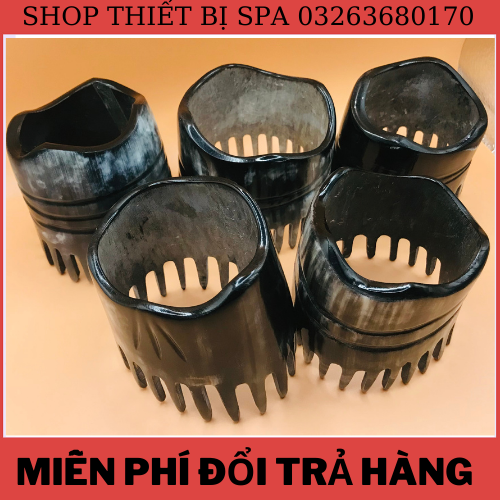 Lược sừng gội đầu dưỡng sinh spa, sạch gầu lưu thông khí huyết