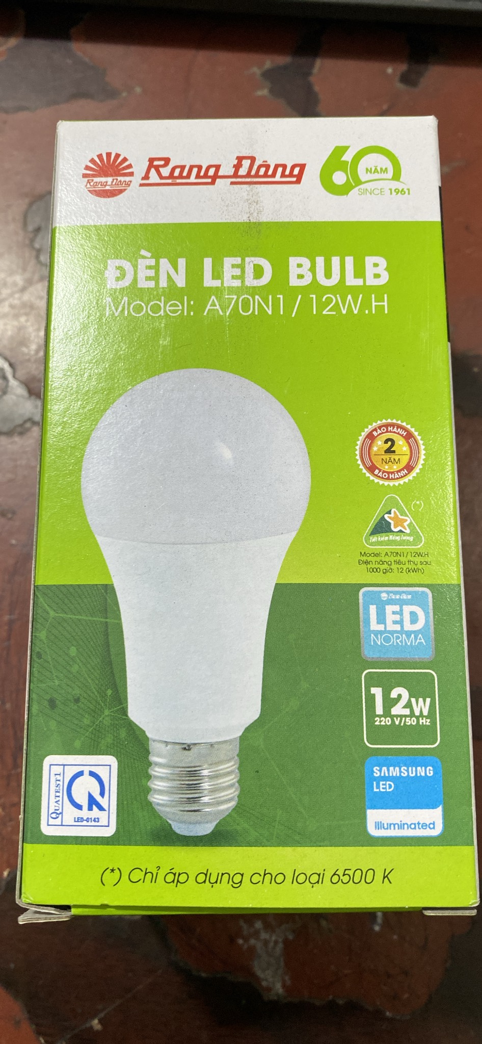 bóng led rạng đông 12w