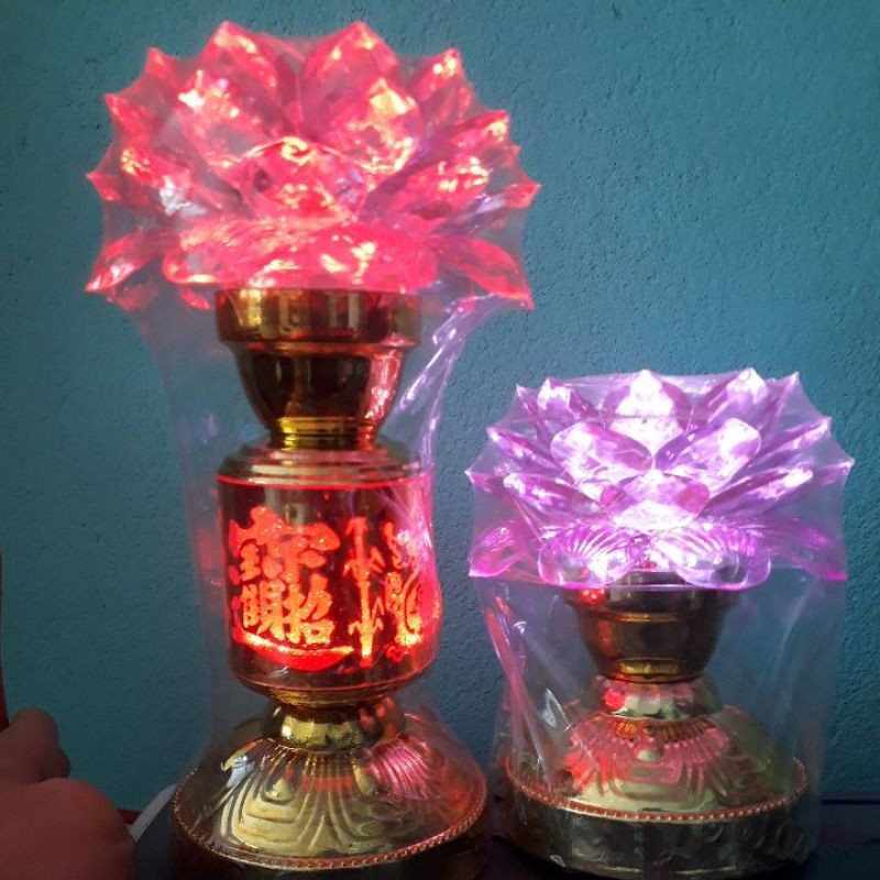 Đèn thờ hoa sen đổi nhiều màu siêu đẹp siêu đẹp