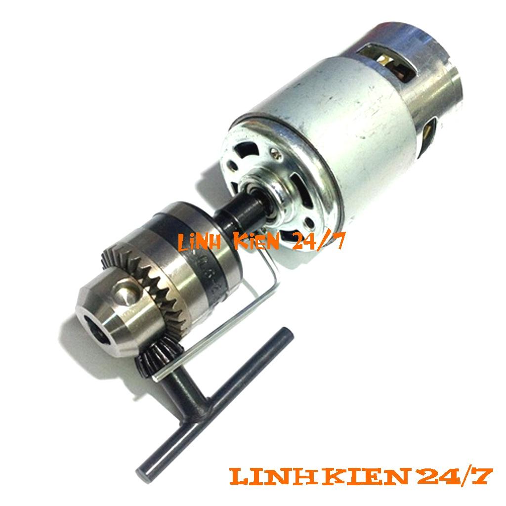 ĐỘNG CƠ DC RS775-100W TRỤC TRÒN DC 12V-24V