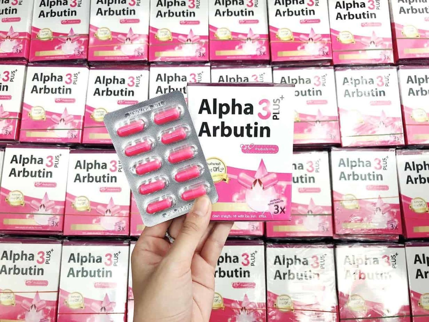 Viên Bột Kích Trắng Da ALPHA ARBUTIN 3 Plus ( Chính Hãng )