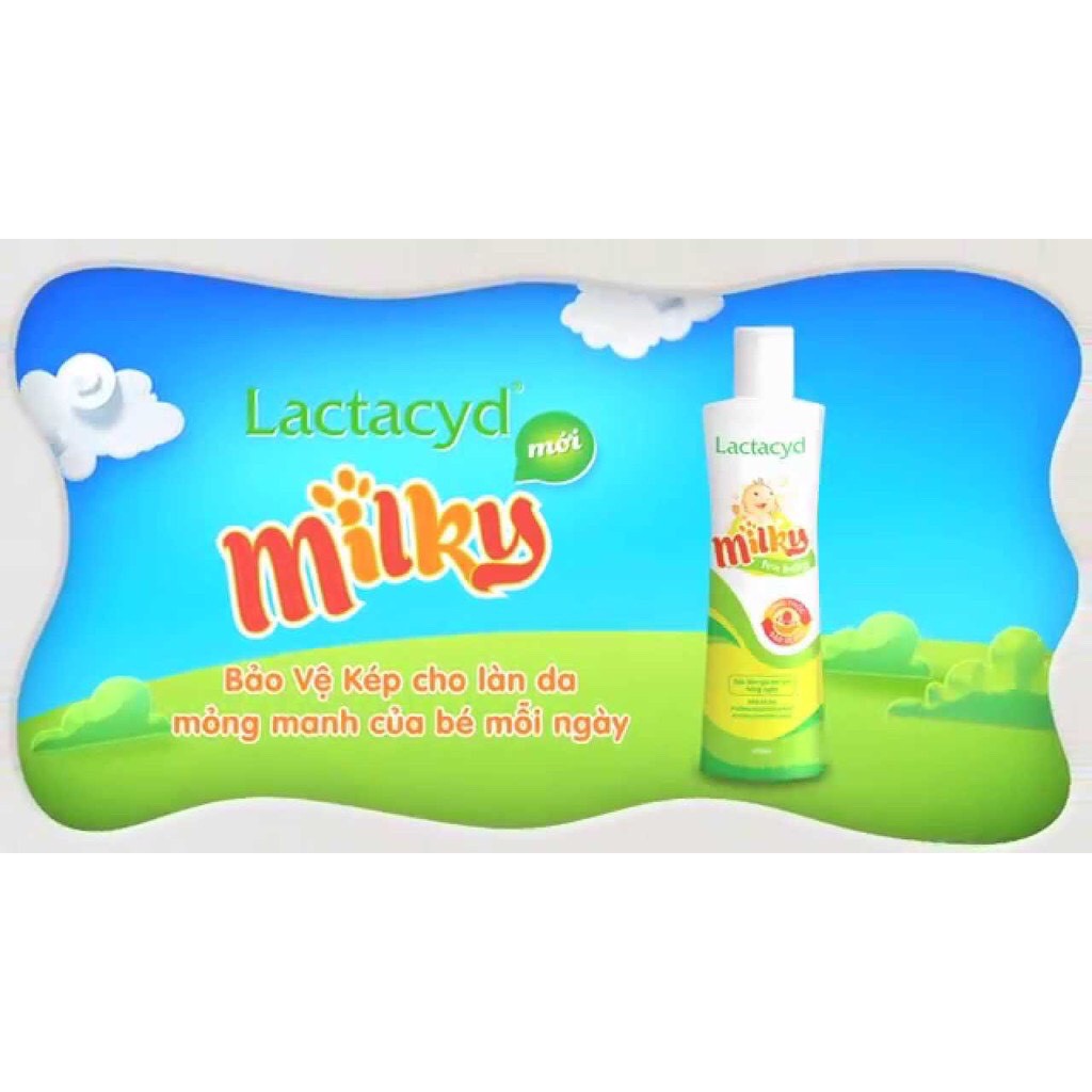 [HCM]Sữa Tắm Gội Trẻ Em Lactacyd Milky 250ml