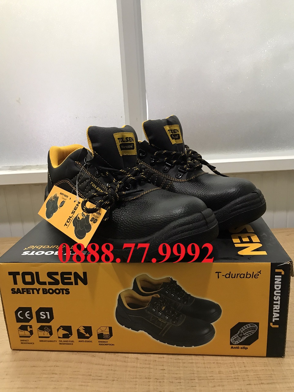 Giày bảo hộ cổ thấp tolsen 45321 size từ 39 đến 46