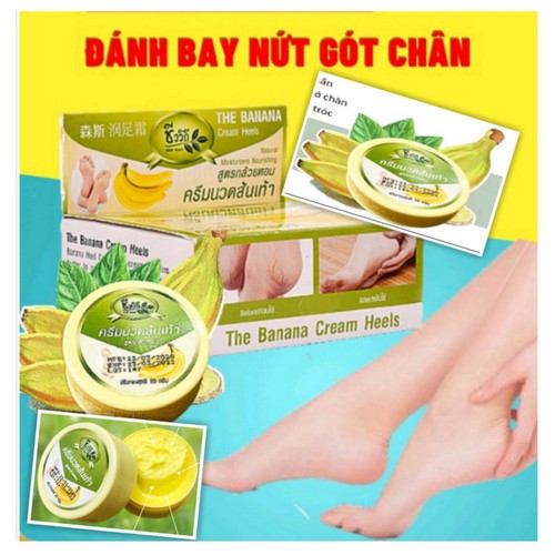 Kem Nứt Gót Chân Chuối Banana Cream Thái Lan