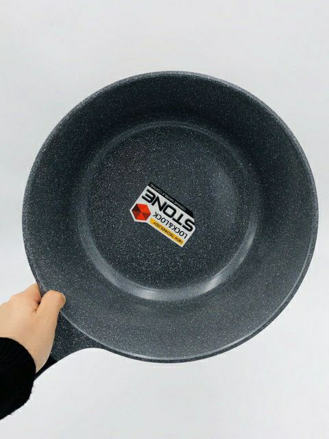 Chảo Đá Stone 7 Lớp Sâu Lòng Đáy Phẳng Lock&Lock 28cm LCA6285D (cam kết hàng chính hãng)