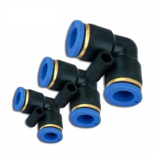 2 Đầu nối vuông góc nối ống phun sương 8mm cho máy bơm phun sương - Nối nhanh dây hơi 8mm
