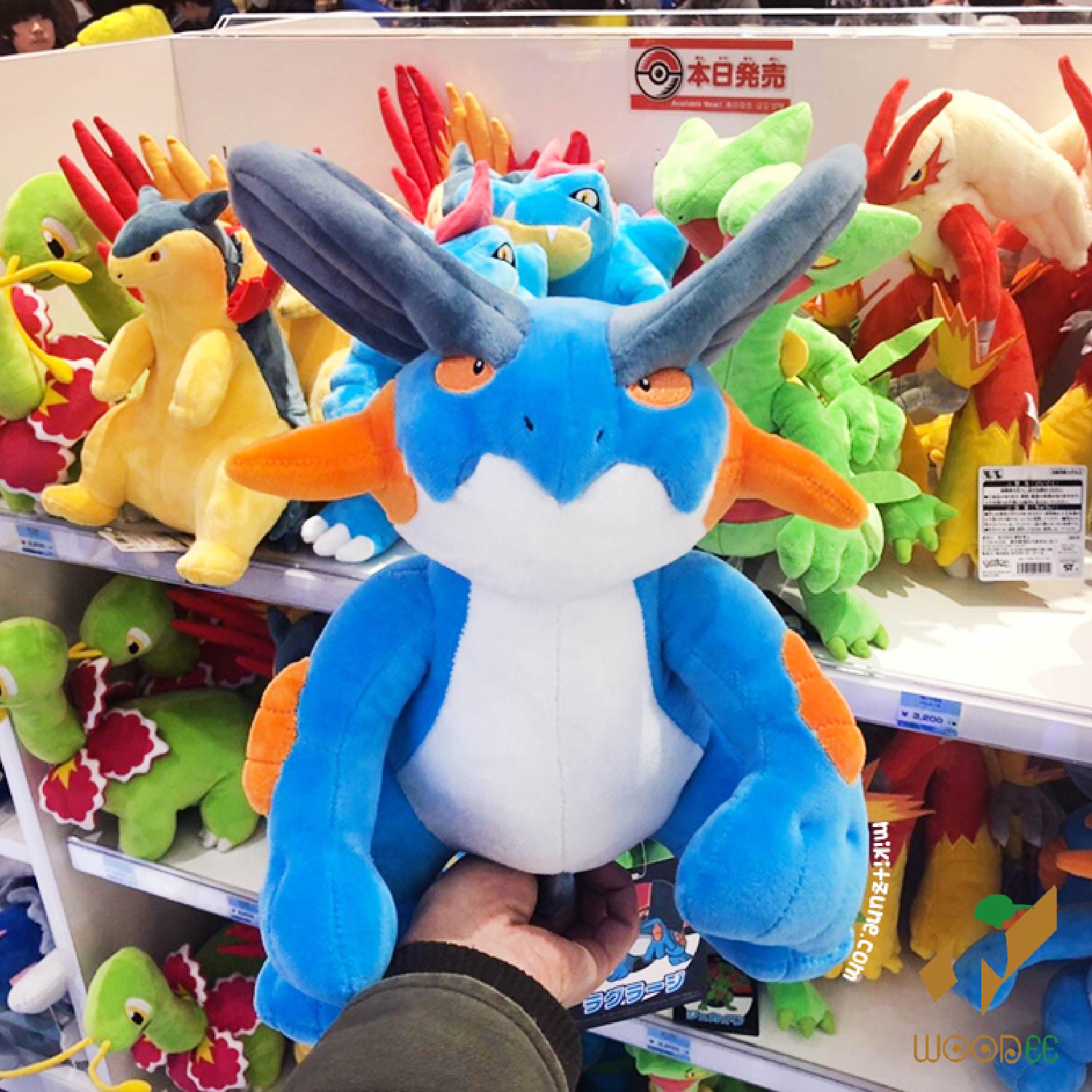 Gấu bông pokemon Swampert (Laglarge) 32cm
