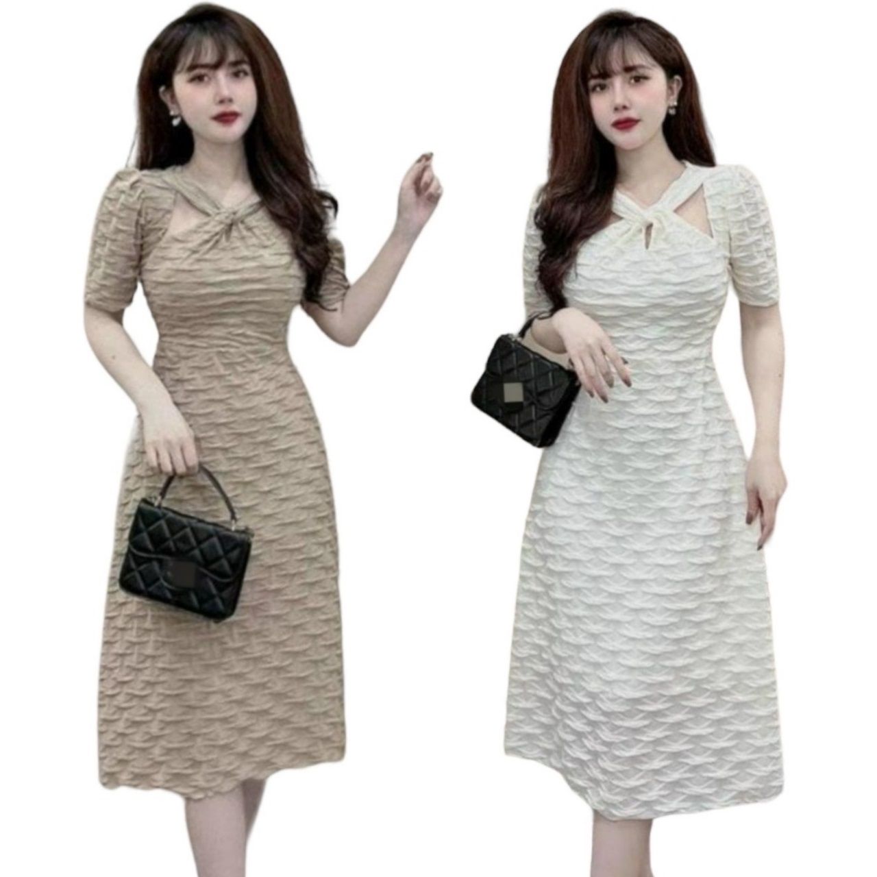 Bigsize 2 layers of tight bust dress RM17 (55-90kg)
